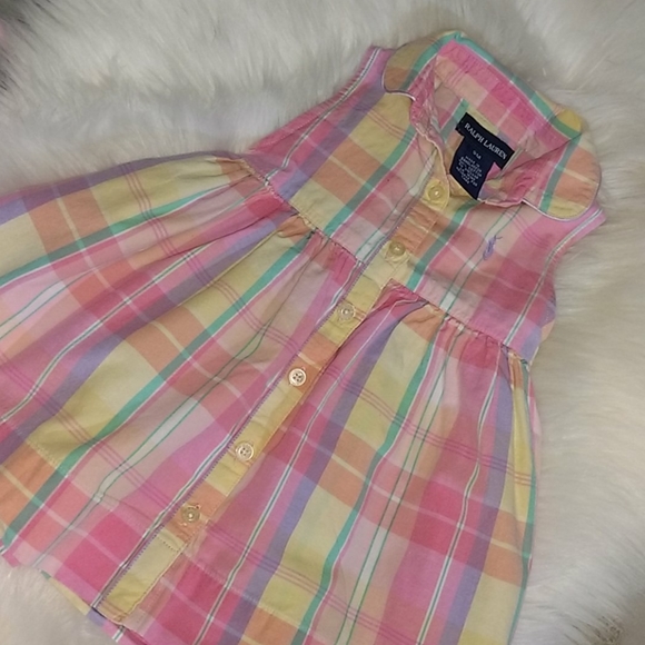 Ralph lauren 9M plaid dress - Picture 5 of 12